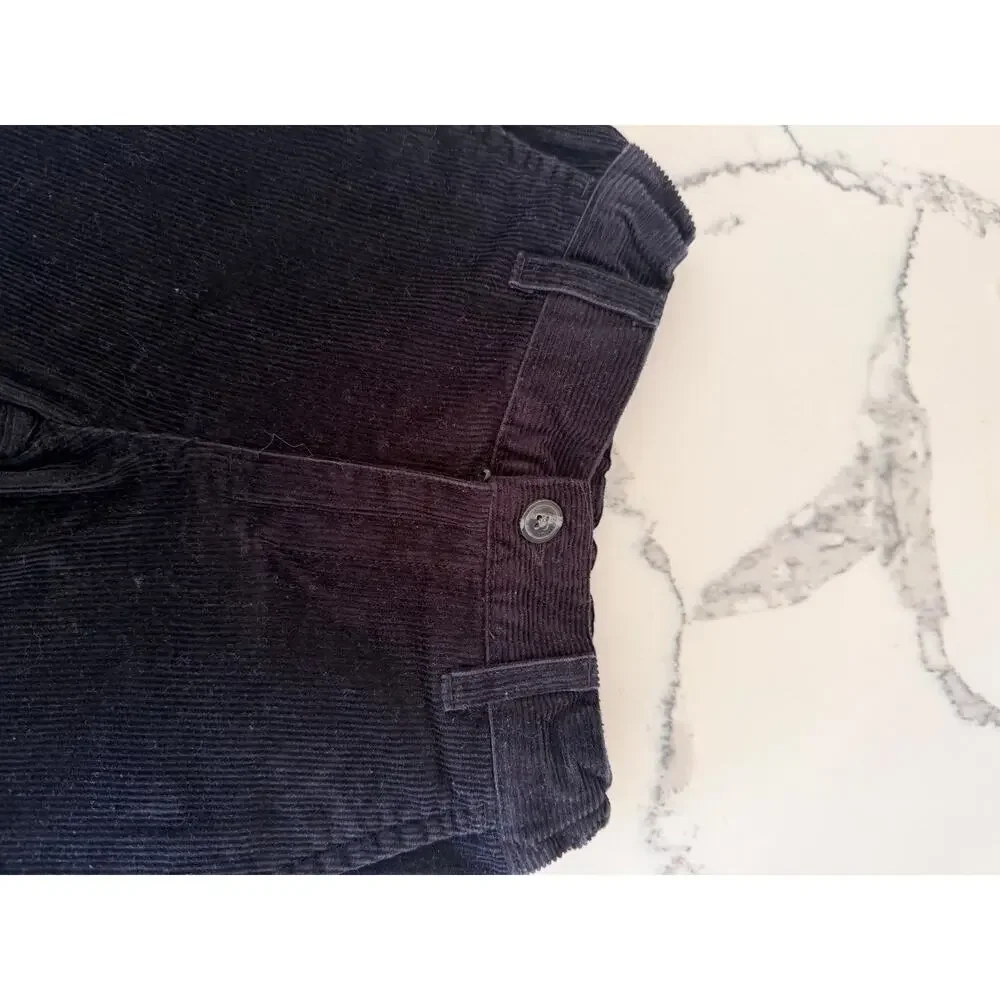 Janie and Jack Boy's Black Corduroy Pants - Size 4